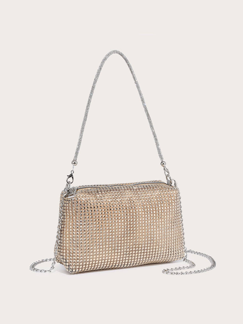 Bolsa Strass Mini Brilhante