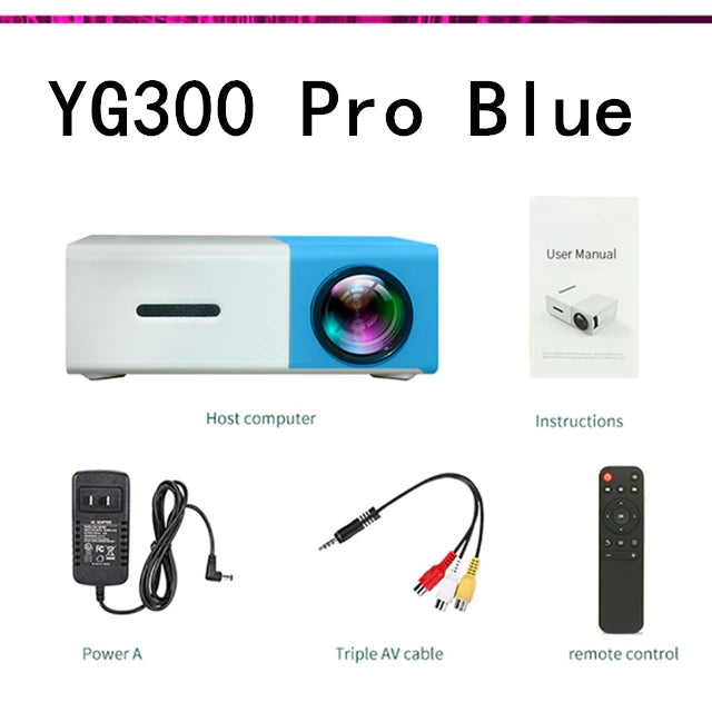 Projetor LED YG300 Pro